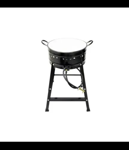 Fogão e tacho de acarajé