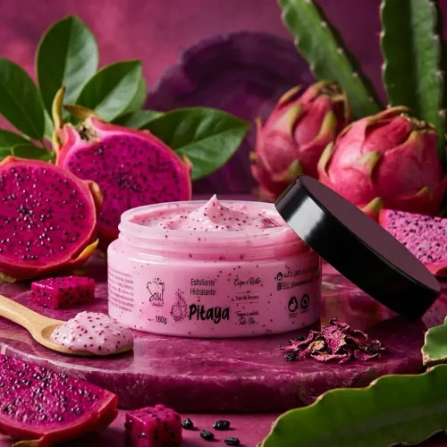 Esfoliante para corpo e rosto Pitaya - Soul