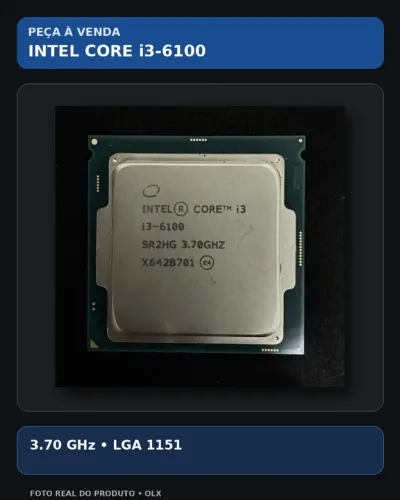 Processador i3 6100