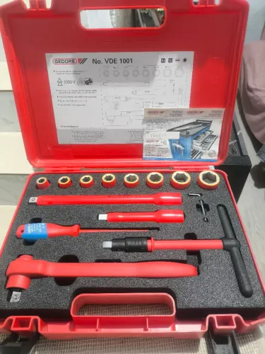 Jogo de Ferramentas VDE Isoladas 1000V com 14 Peças