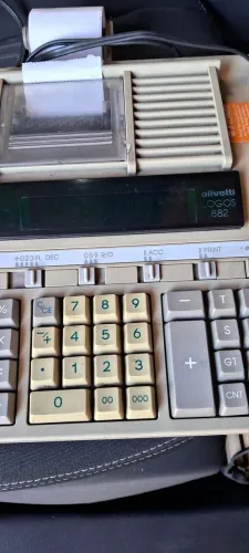Calculadora de mesa logos 682 com bobina papel vendo ou troco zap 99872.8294
