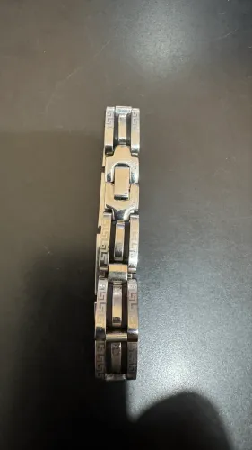 Pulseira de aço inoxidável Estilo Grego