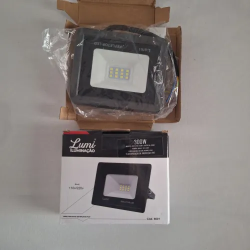 Refletor Led 300w Bivolt IP67 Kit com 2