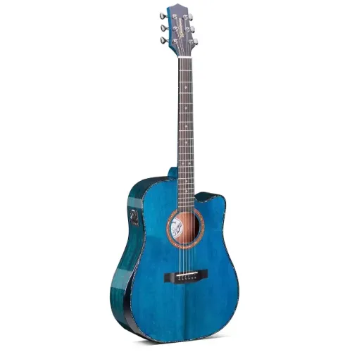 VIOLAO ELETRO-ACUSTICO COM CAPA WALDMAN DCEX-1841 BL/B
