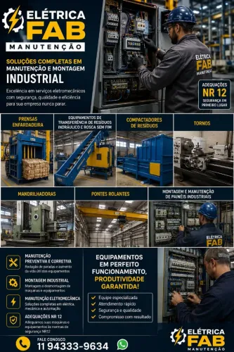 Manutenção industrial eletromecânica fab
