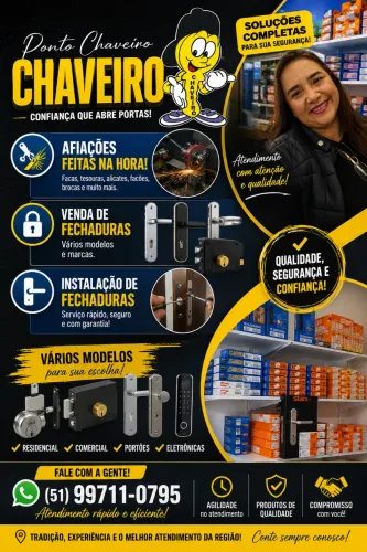 Instalação e venda fechadura