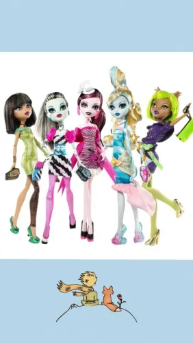 Sob encomenda Monster high clawdeen, Frankie, lagoons, Cléo, Draculaura Dawn of the dance