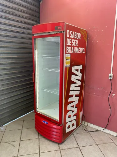 Cervejeira de bebidas porta de vidro grande entrega grátis 
