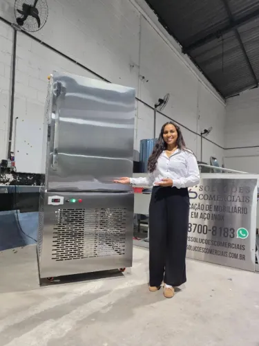 Ultra congelador 80kg alta produção