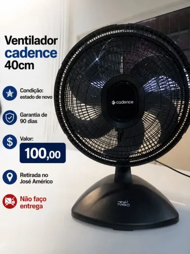 Ventilador cadence 40 cm