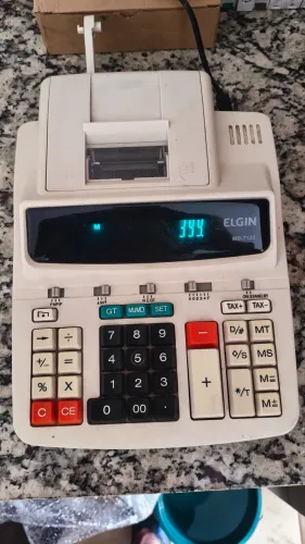 Calculadora de Mesa Impressão Térmica ELGIN MB-7123