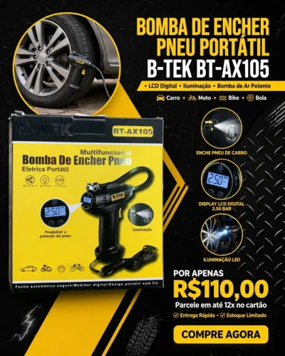BOMBA DE ENCHER PNEU
