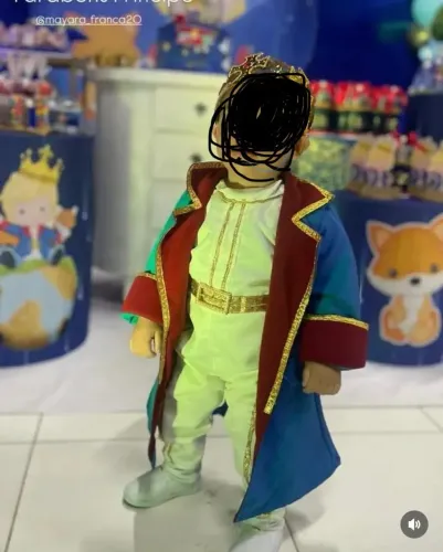 Roupa fantasia pequeno príncipe 