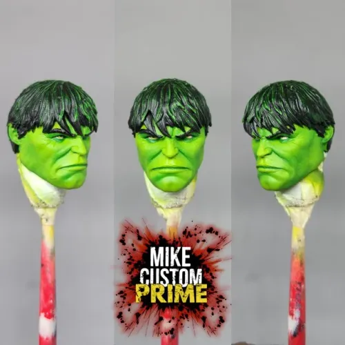 HEAD CUSTOM MARVEL LEGENDS HULK 2008 ( PADRÃO MAX )