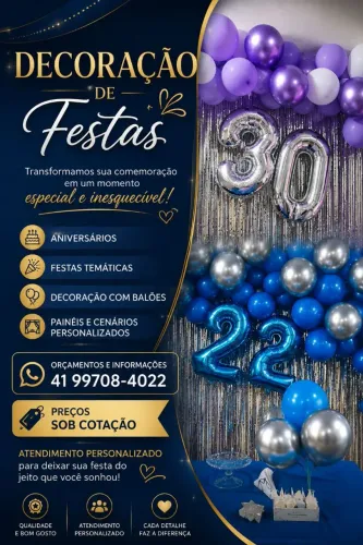 Decorações pra festa!
