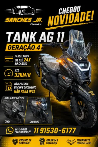 Moto Elétrica AG 11 Tank Geração 4 - 0KM