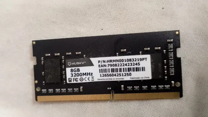 Memória RAM DDR4 8GB 3200MHz para Notebook - Excelente Estado
