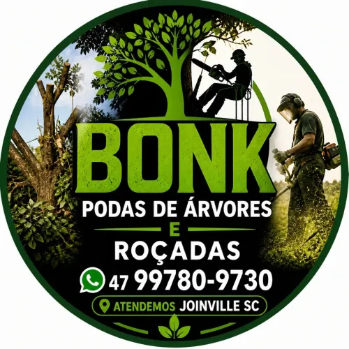 Roçada e terreno podas de árvores