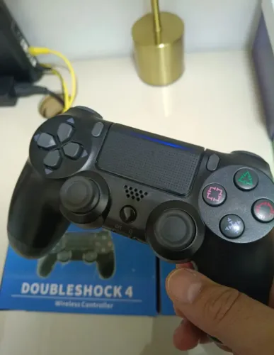 Controle para ps4 sem fio preto redfin