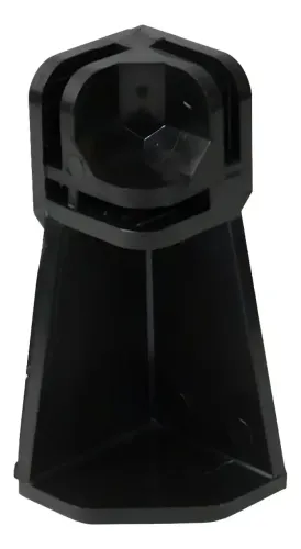 Kit 10 Pçs - Conectivo Pé Canto - Conector Balcão De Vidro