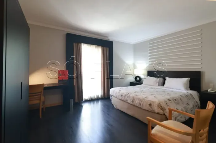 Studio na Paulista com vaga e serviços de hotel perto do metrô Consolação