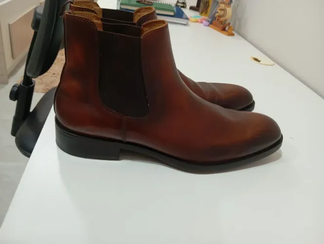 LOUIE Bota Chelsea Masculina - n.40 - Marron