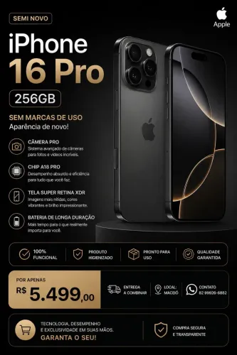 iPhone 16 pro 256gb