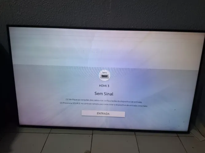 Tv com defeito