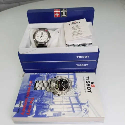 Relógio Tissot Calendário Triplo Fases Da Lua 40mm - Completo Original