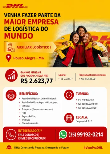 VAGAS EFETIVAS DHL