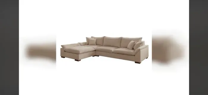 Sofá em L chaise