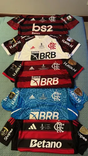 Camisas Flamengo Final Libertadores - Match Day 2019 2021 2022 2025