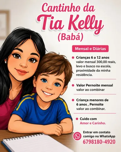 Está precisando de Babá Confiável.