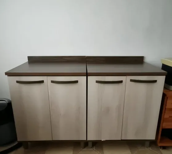 Balcões de cozinha , MDF , Excelente estado , pouco tempo de uso , comprado recentemente.