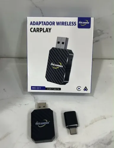 Adaptador Android Auto e Car Play