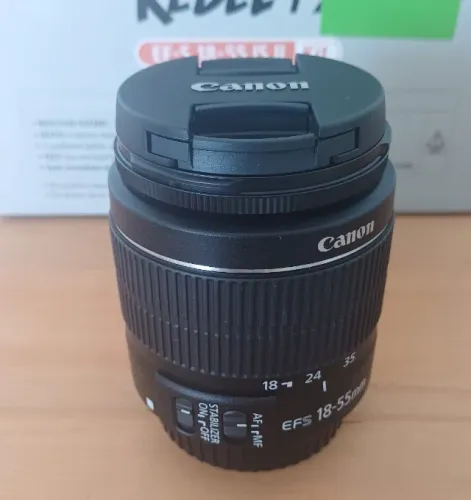 Lente Canon efs 18-55mm IS