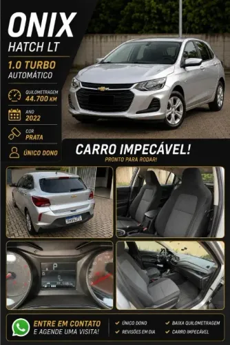 Chevrolet Onix Hatch 1.0 12V TB Flex Aut. 4P 2022