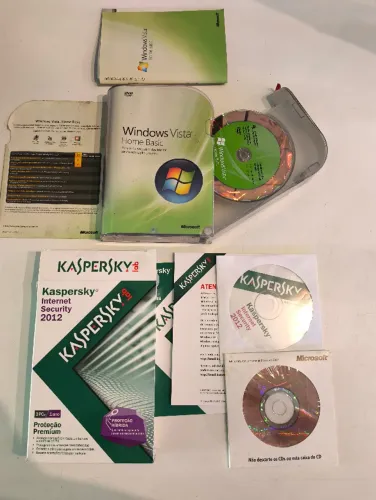 Windows Vista Home Basic Original + Kaspersky Internet Security 2012 - sem devolução