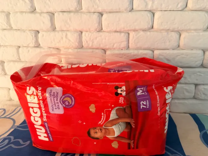 Fralda M Huggies shortinho