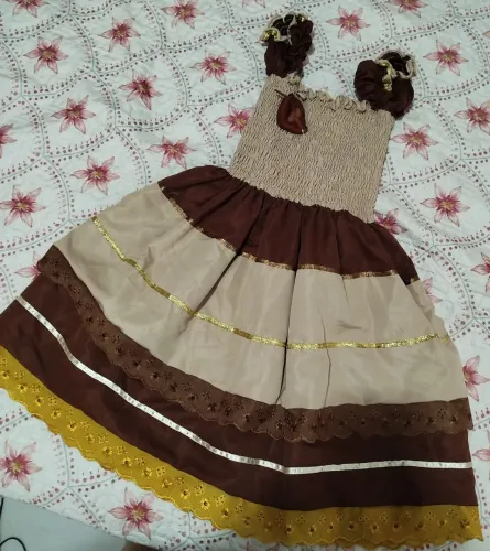 Vestido de São João infantil