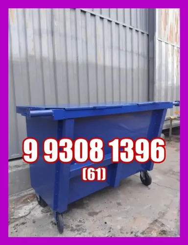 Container Lixeira 1200L novo - direto da fabrica DF