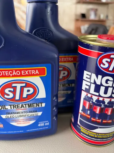 Kit Stp Tratamento De Óleo 2x450ml + Engine Flush