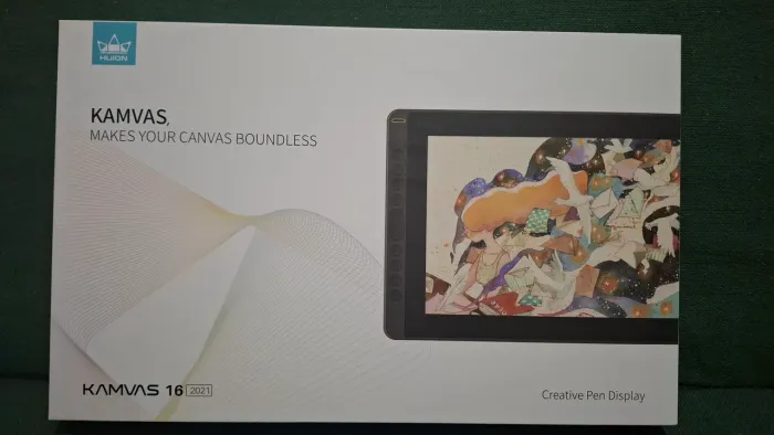 Mesa digitalizadora com display - Huion Kamvas 16 [2021] 