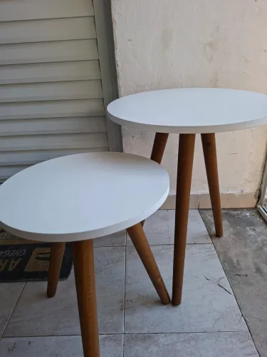 Kit mesa de apoio para sala ou quarto .