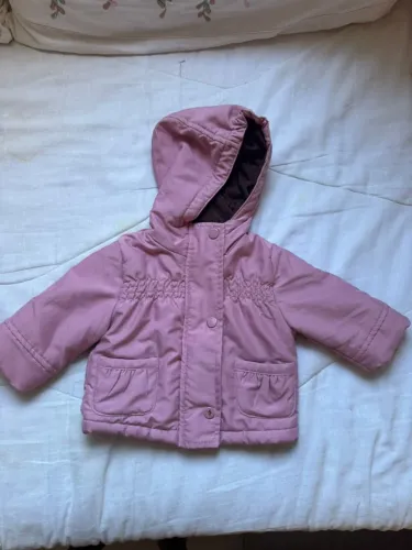 CASACO INFANTIL ROSA 1 ANO