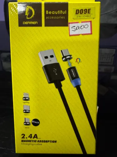 Cabo de dados magnético 3 em 1 para carregar celular na oferta 