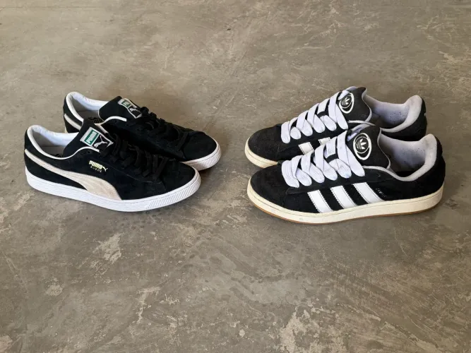 Kit 2 Pares de Tênis (Adidas Campus e Puma Suede)