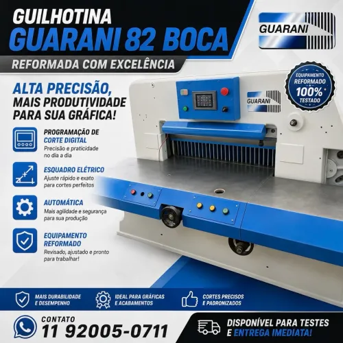 Guilhotina Guarani HCE 82 programação