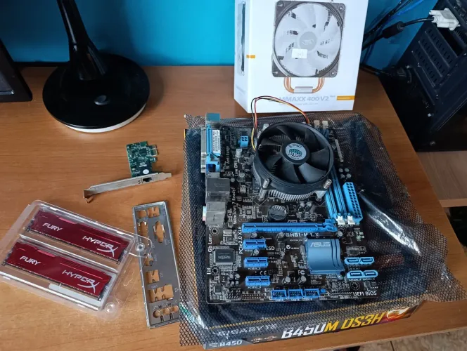 Kit - i7 2600 - RAM DDR3 2x8 GB - Placa de rede e o Cooler da caixa