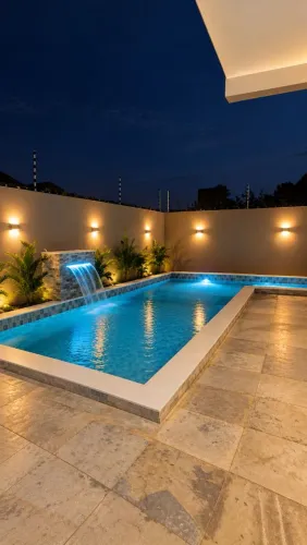 PISCINA EM ALVENARIA COM AUTOMAÇÃO 